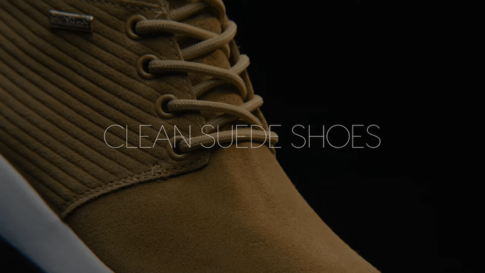 Rengjøring av semsket sko